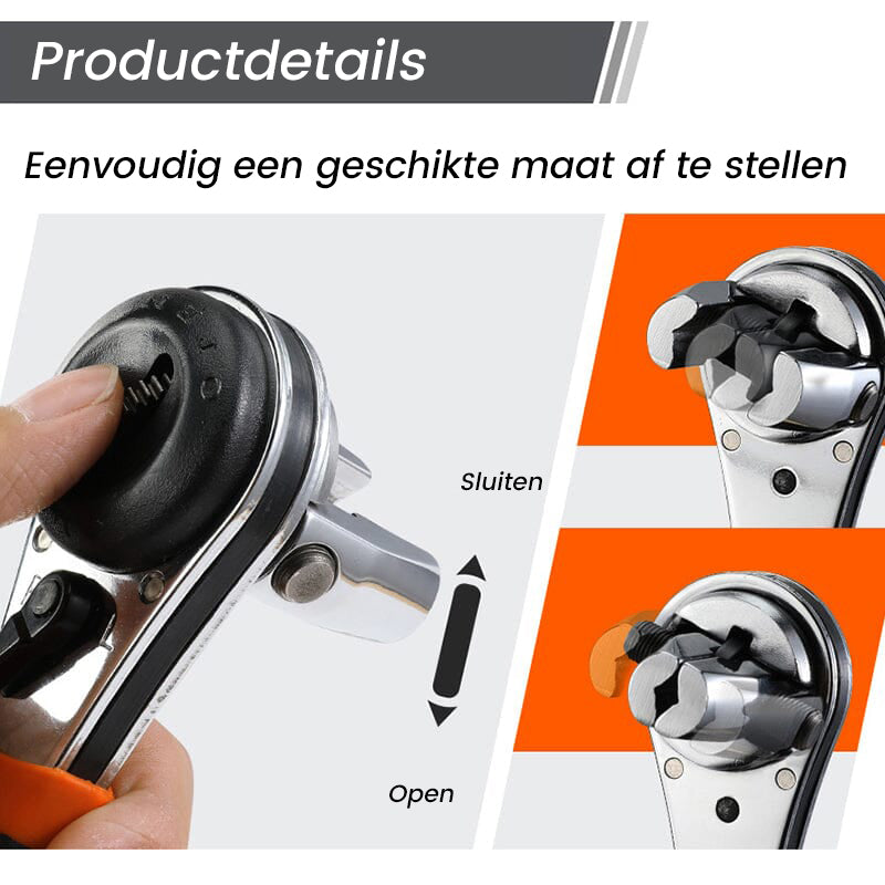 Verstelbare ratelsleutel