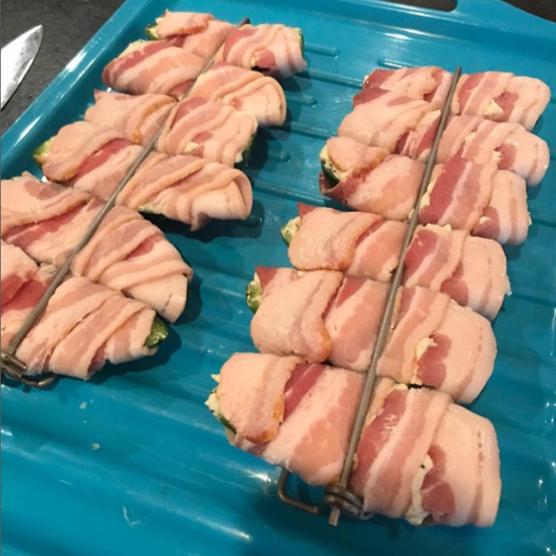 BBQ-vork met kippenvleugels