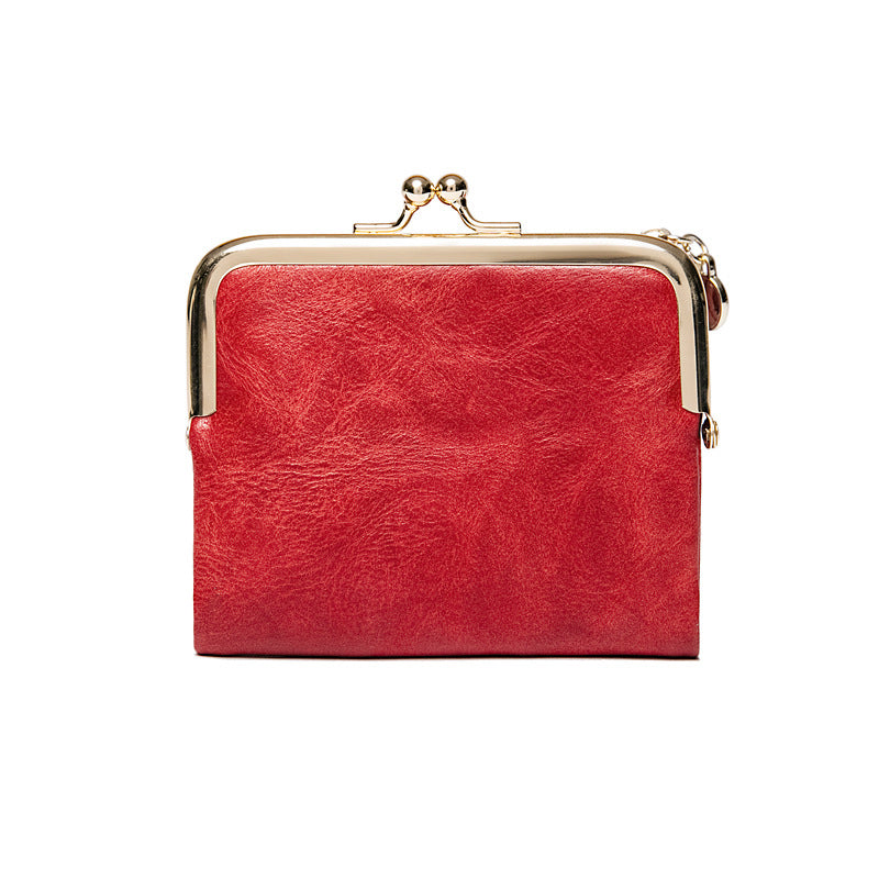 Mini Mode Dames Vierkante Korte Portemonnee