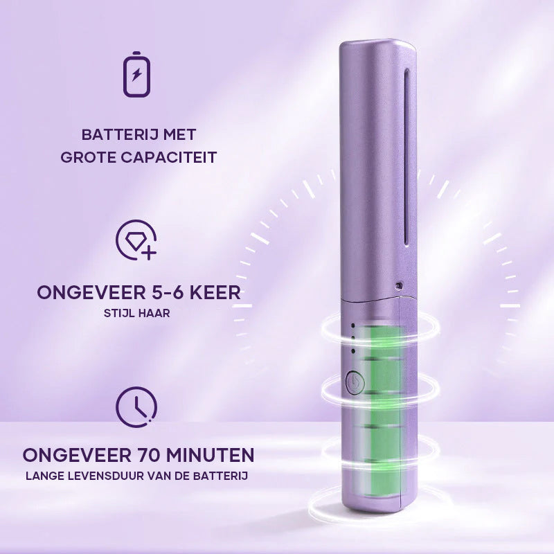 Oplaadbare mini-stijltang