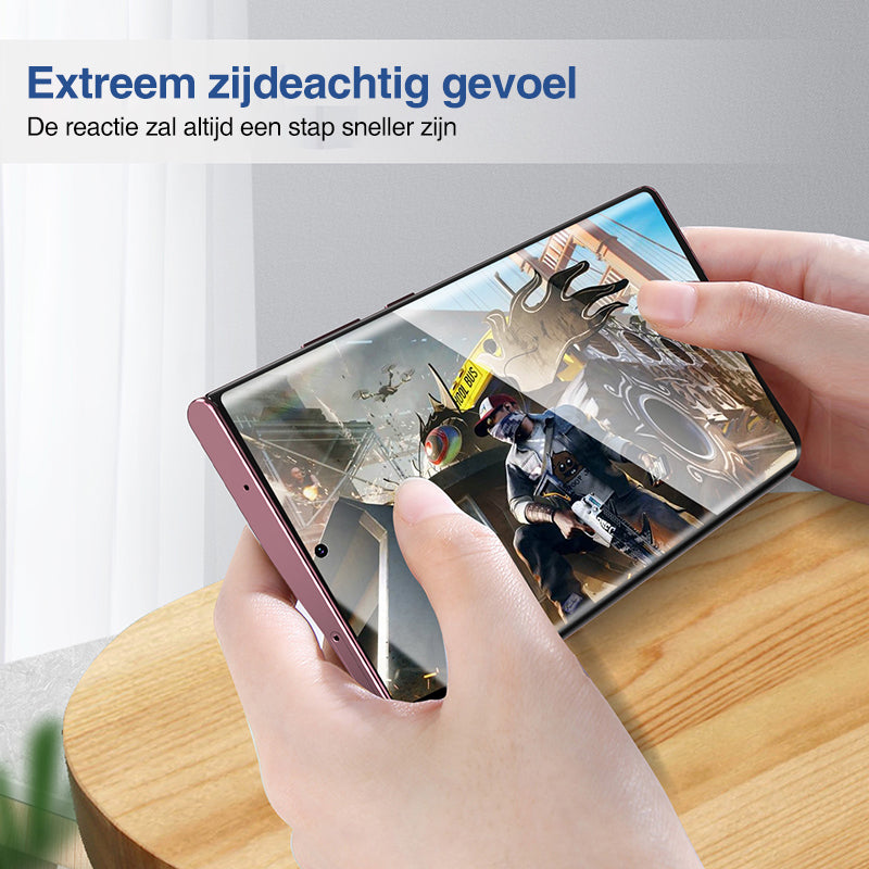 Premium schermbeschermfolie met installatiedoos voor Galaxy S23 Ultra
