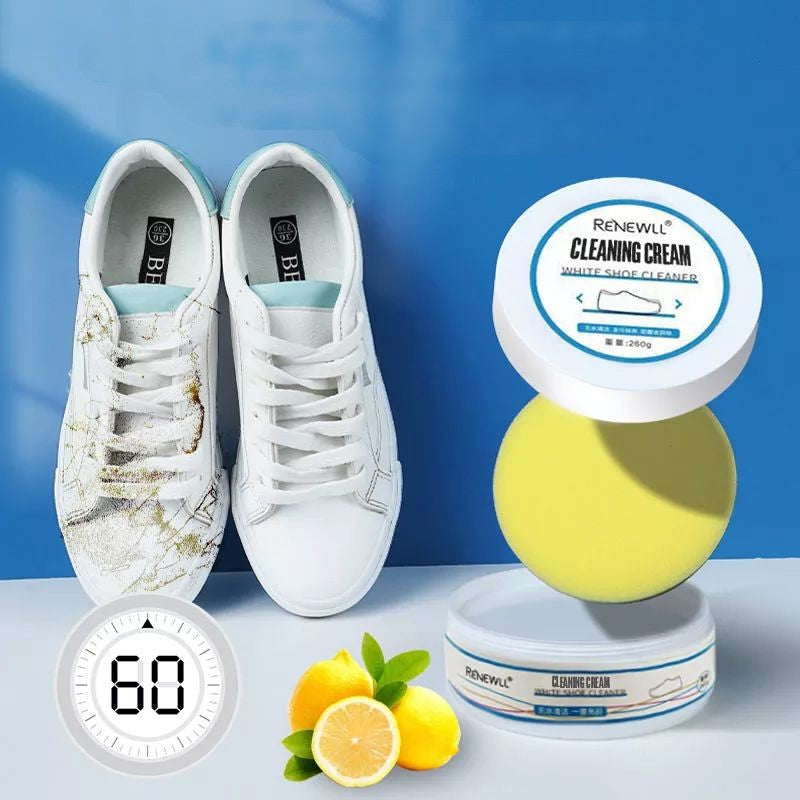 Witte schoenpoetscrème