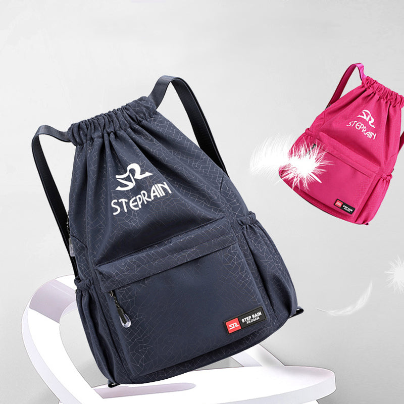 Verstelbare tas met trekkoord