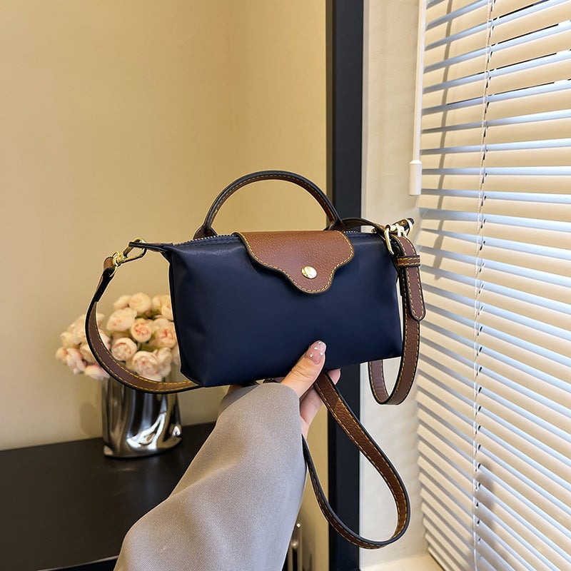 Mini-crossbodytas met kleurblokken voor dames
