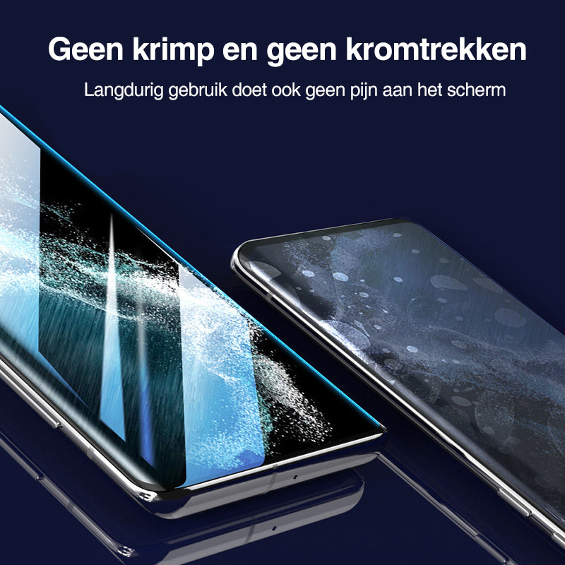 Premium schermbeschermfolie met installatiedoos voor Galaxy S23 Ultra