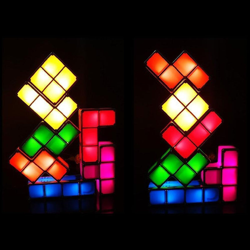 Tetris stapelbaar LED-nachtlampje