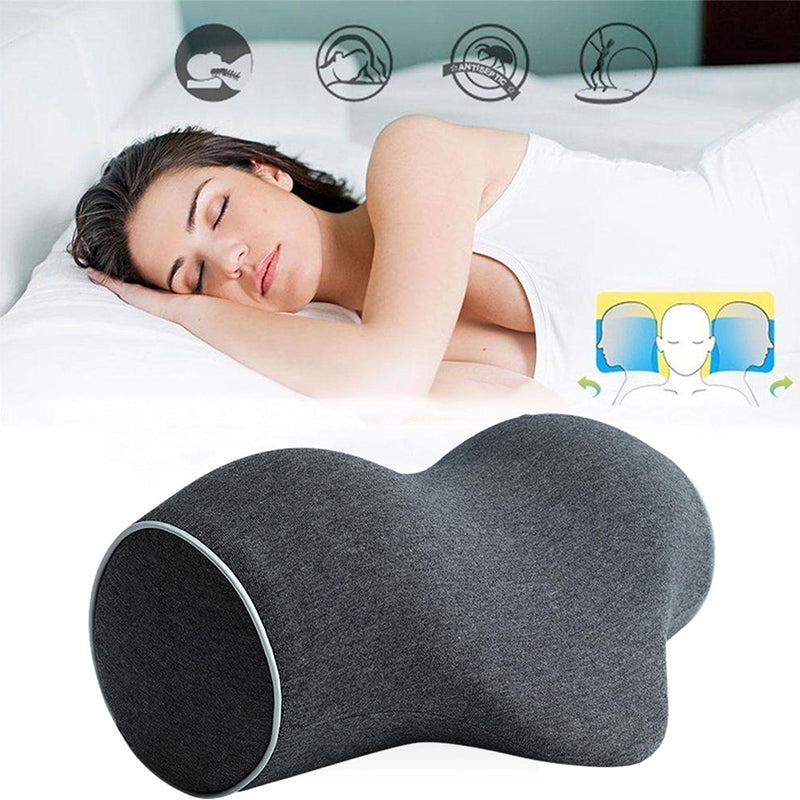 Memory foam cervical traction pillow