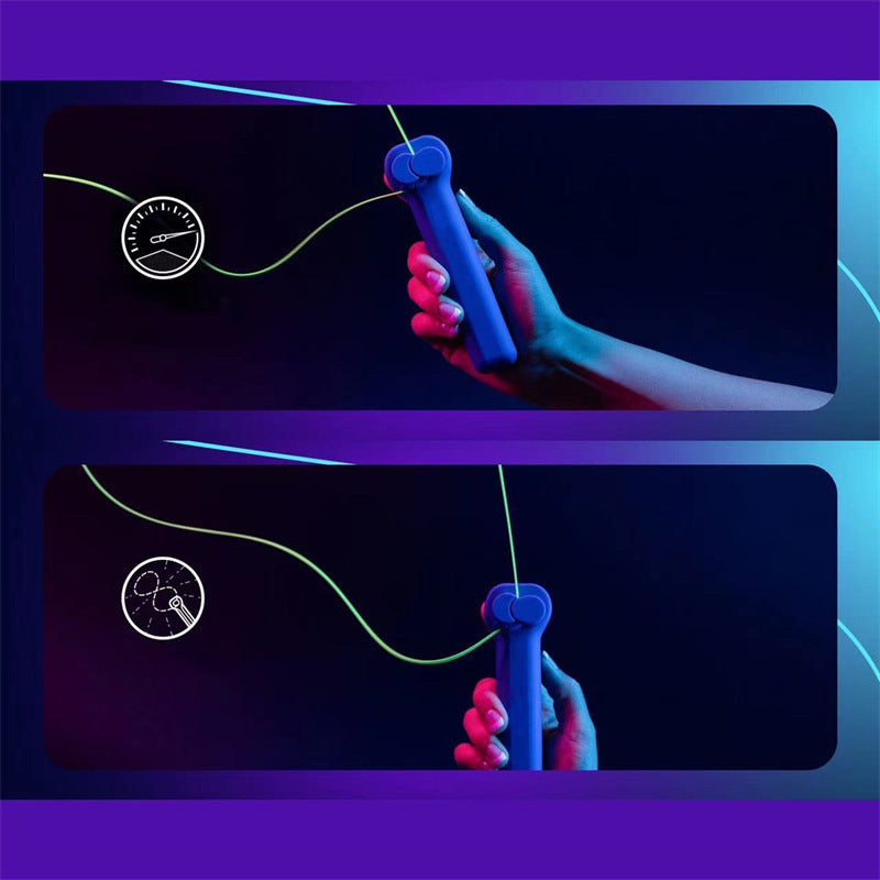 Handbediende touwschroef