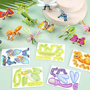 DIY driedimensionale insectenpuzzel