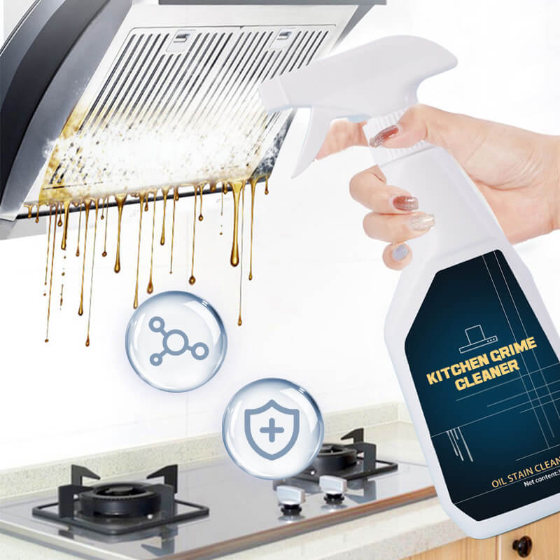 Huishoudelijk reinigingsmiddel voor zware olievlekken