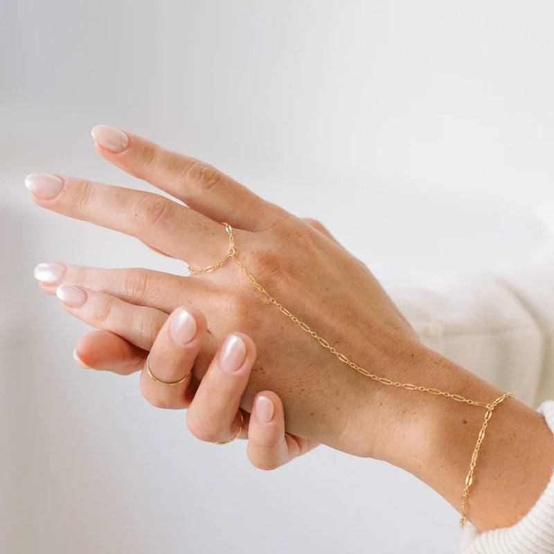 Edelsteen handketting