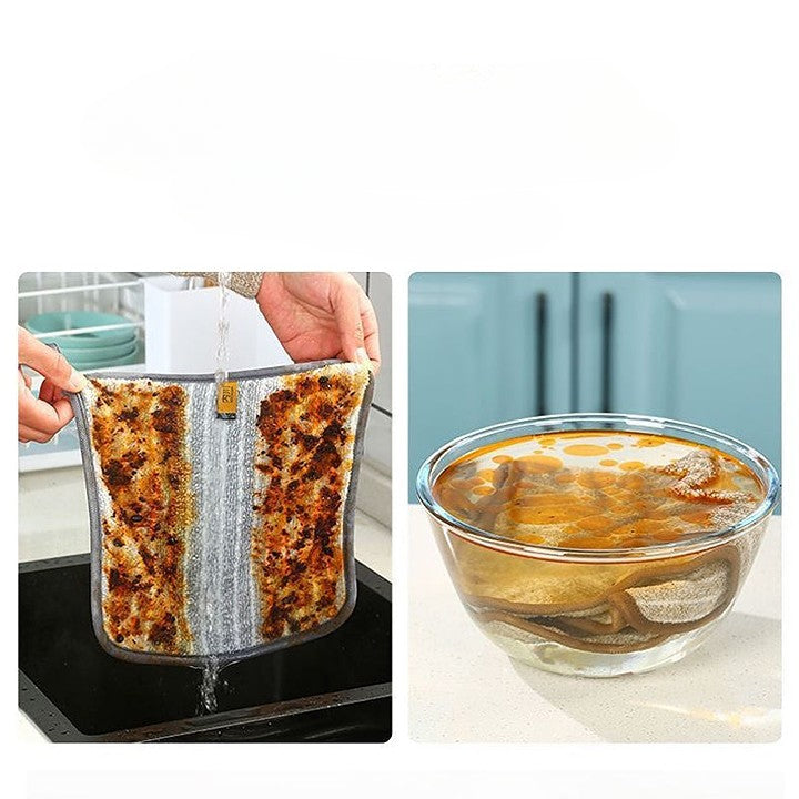 Bamboe herbruikbare schoonmaakdoekje