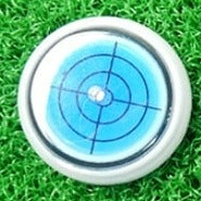 Golfbalmarkering Ronde dop Clipmarkering met waterpasfunctie