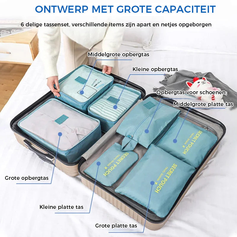 Kleding sorteer opbergtas 6/7-delige set