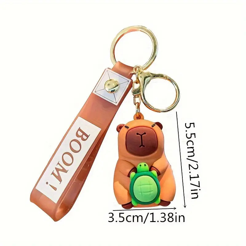 Schattige Capibara sleutelhanger Leuke tashanger