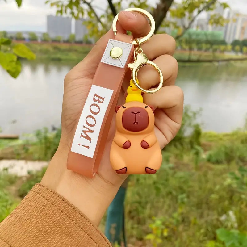 Schattige Capibara sleutelhanger Leuke tashanger