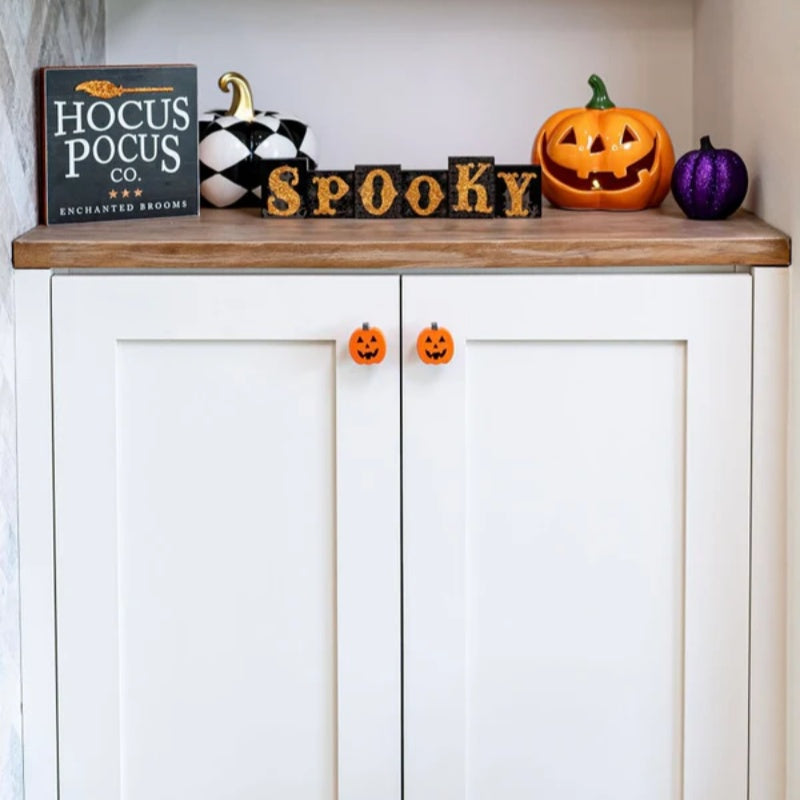 Halloween pompoen knop button Cover