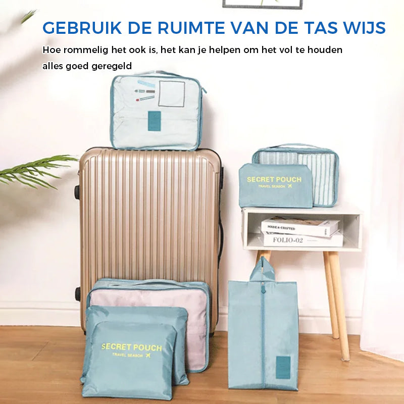 Kleding sorteer opbergtas 6/7-delige set