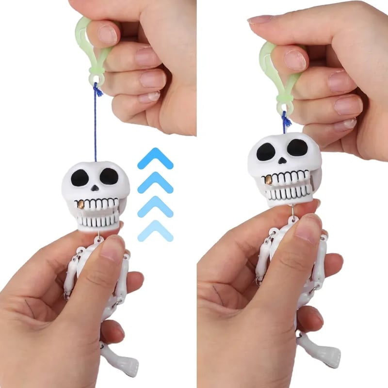 Schedel sleutelhanger Pendant