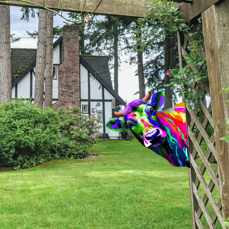 Artistiek Koe Tuinornament