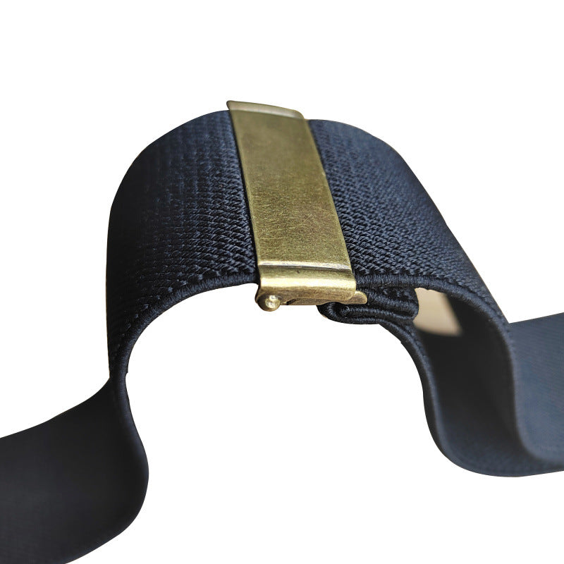 Leren bretels voor knap en liefde