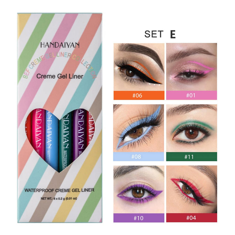 20-delige set gekleurde eyelinerpotloden