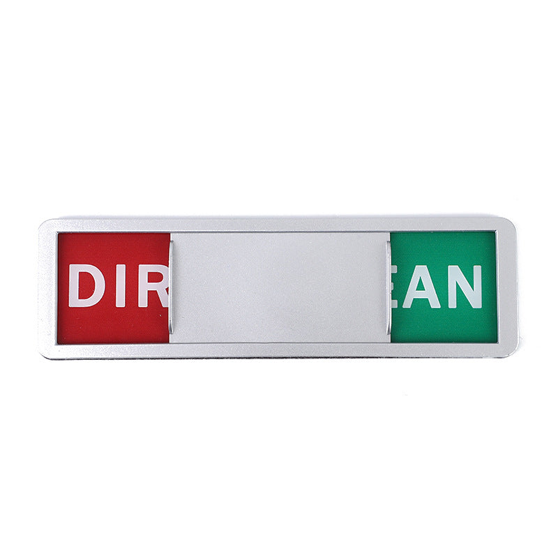 Schone vuile vaatwasser magneet indicator teken