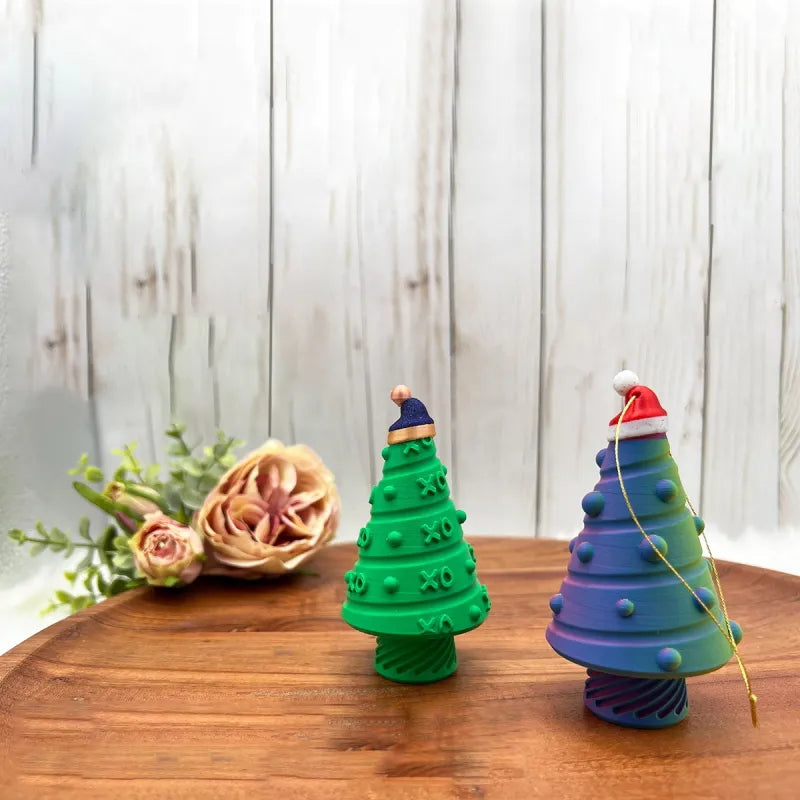 3D-geprint kerstboom-stasher-ornament