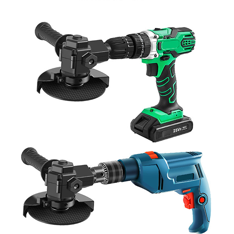 Elektrische boormachine met variabele haakse slijper