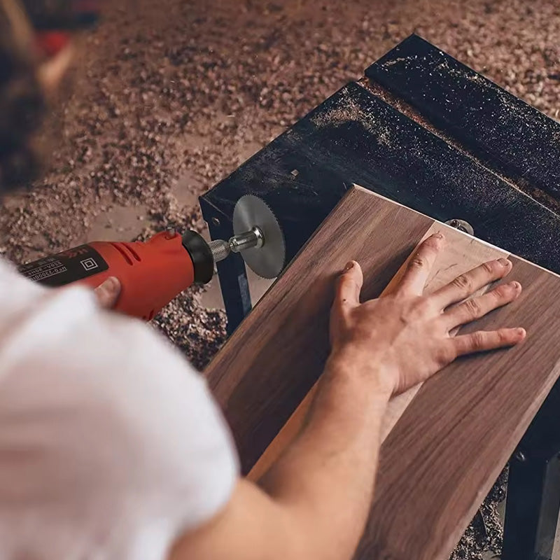 Set van 6 stuks metalen HSS-cirkelzaagbladen