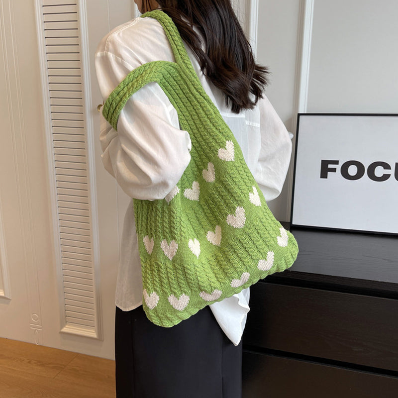 Gebreide liefde draagtas