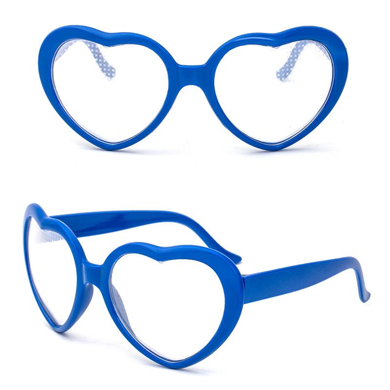 Grote extra grote hartvormige dameszonnebril