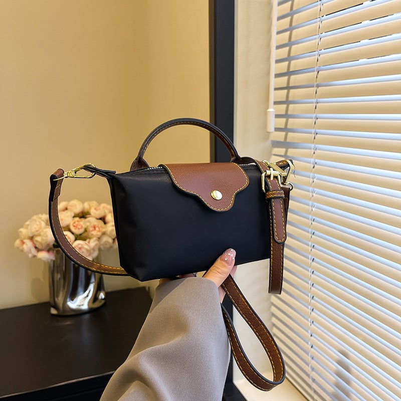 Mini-crossbodytas met kleurblokken voor dames