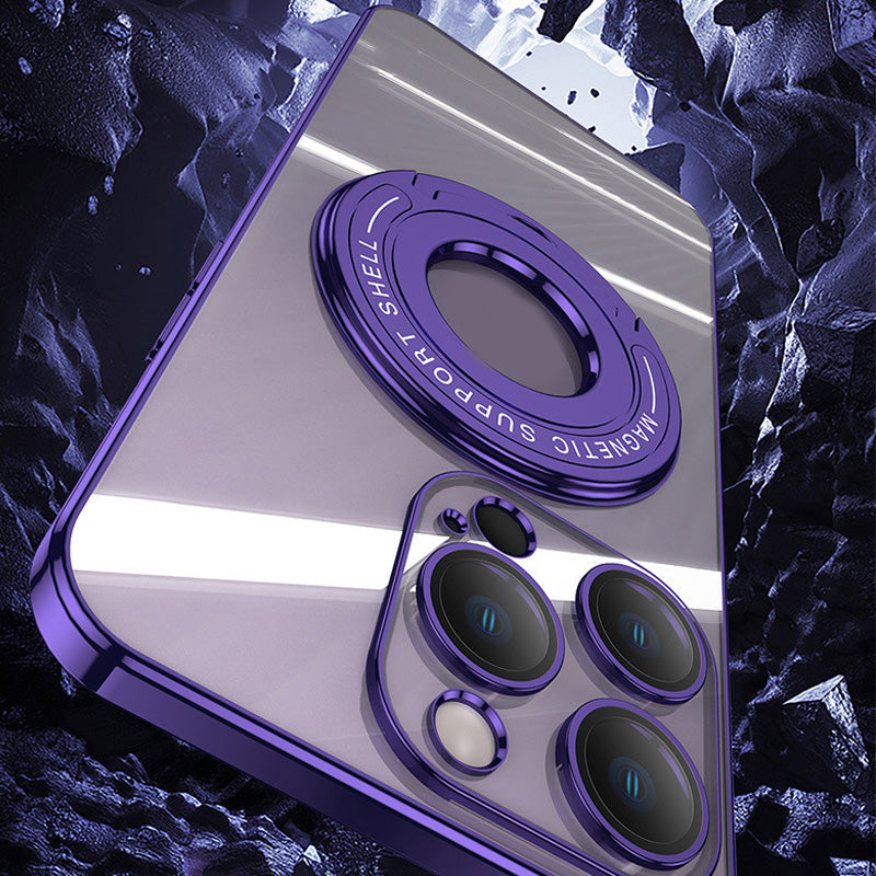 Magnetische houder Plating telefoonhoesje voor iPhone