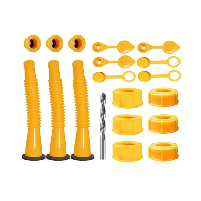 Verbeterde vervangende gasflestuit met flexibele spuitmond