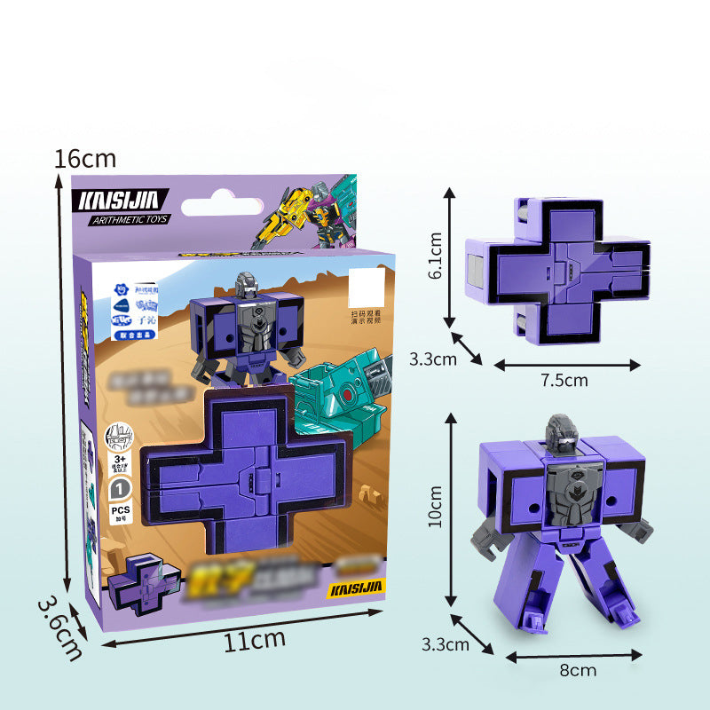 Speelgoedvervorming Nummer Transform Robot