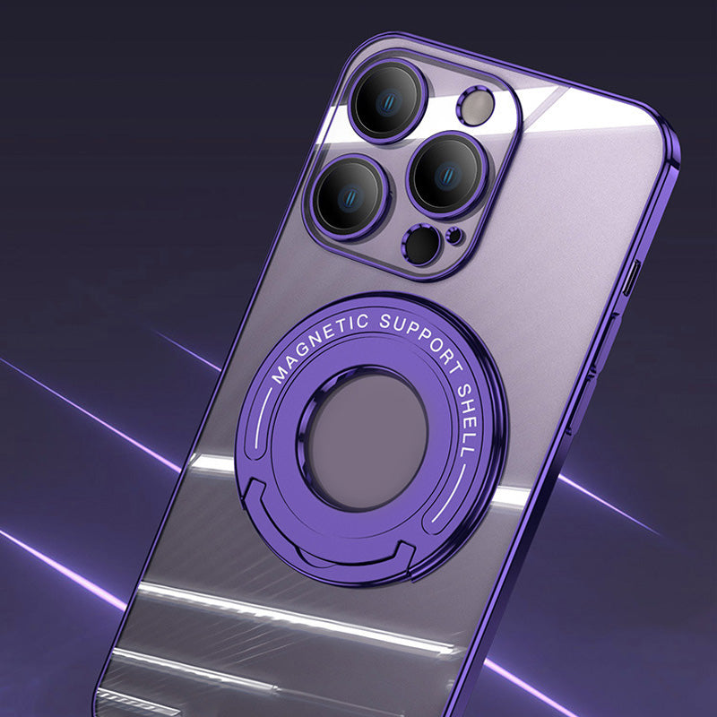 Magnetische houder Plating telefoonhoesje voor iPhone