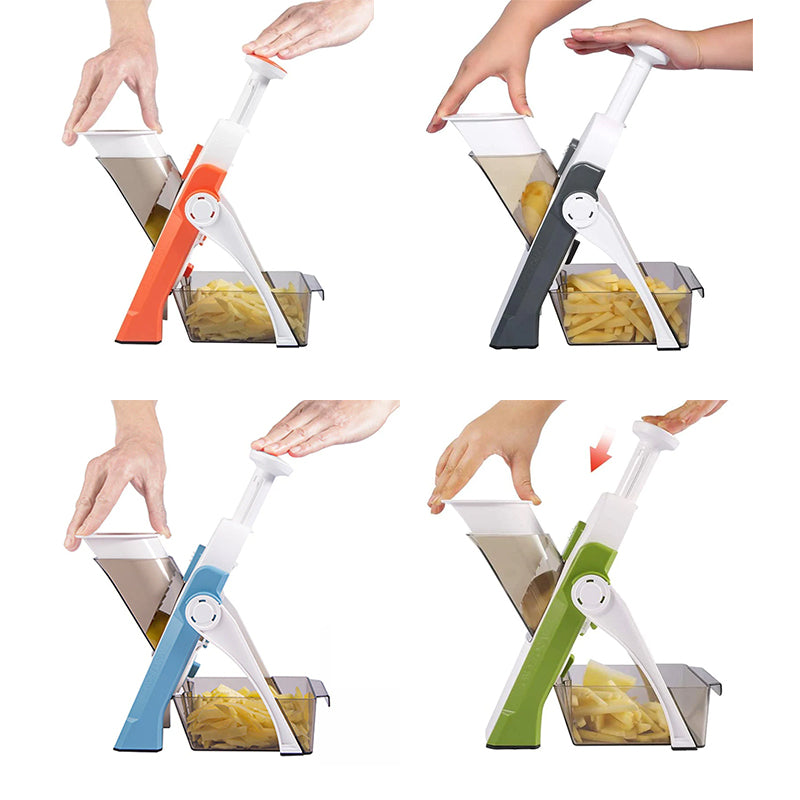 Verstelbare veilige groentesnijder