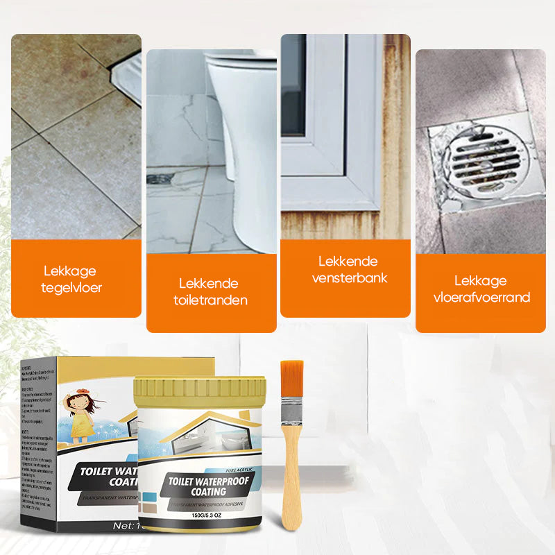 Heldere waterdichte patch- en afdichtingsvloeistof