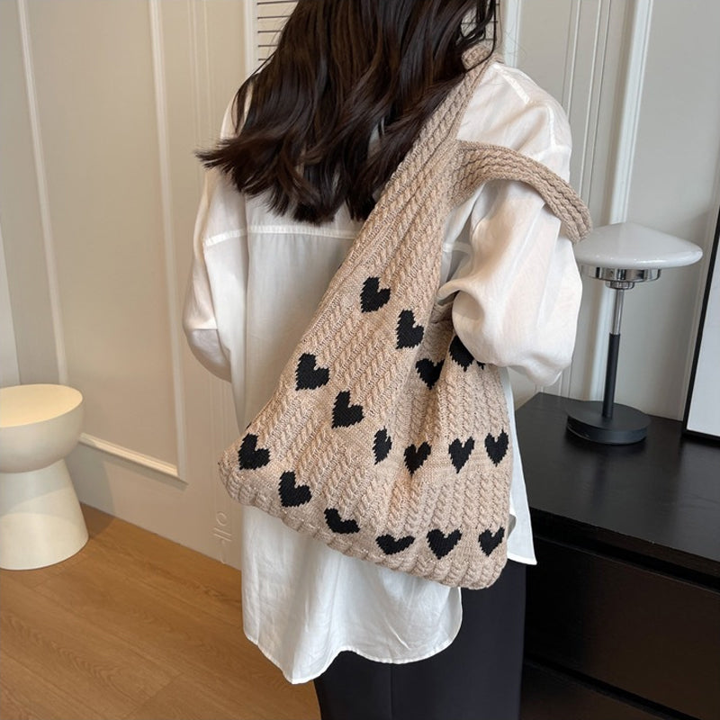 Gebreide liefde draagtas