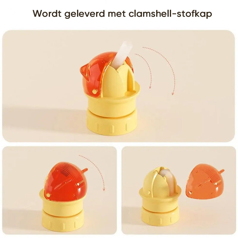 Herbruikbare kinderdrank-waterfles met rietje