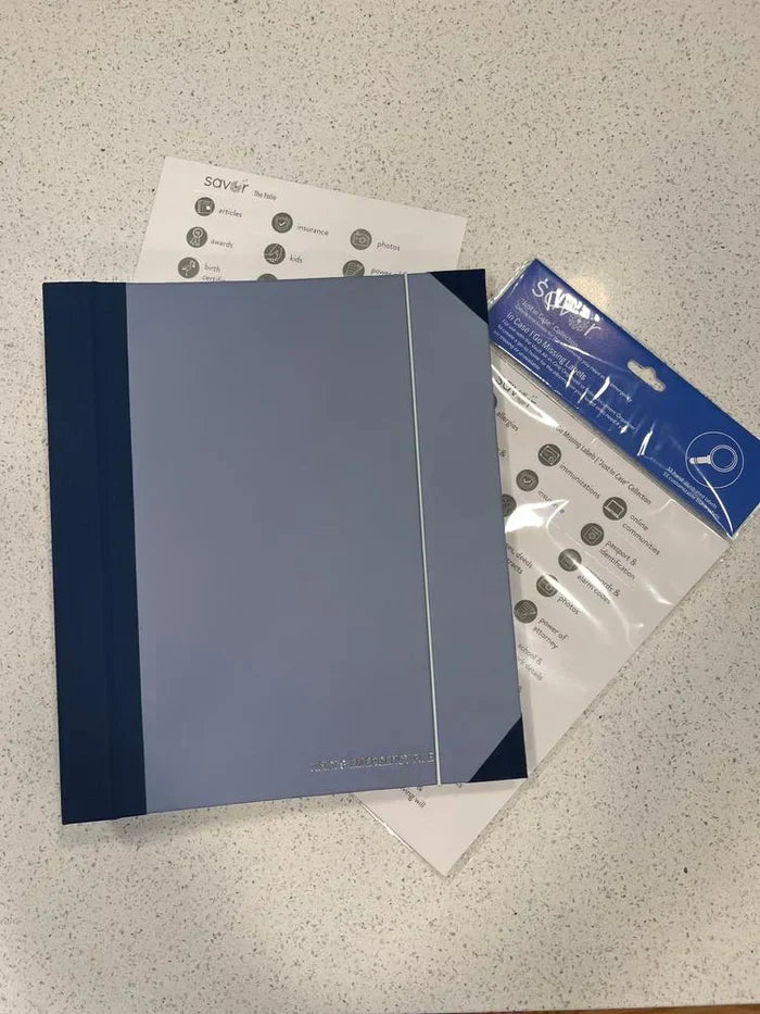 Binder voor het geval ik vermist word