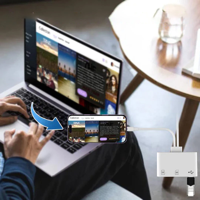 Alles-in-één mobiele kaartlezer