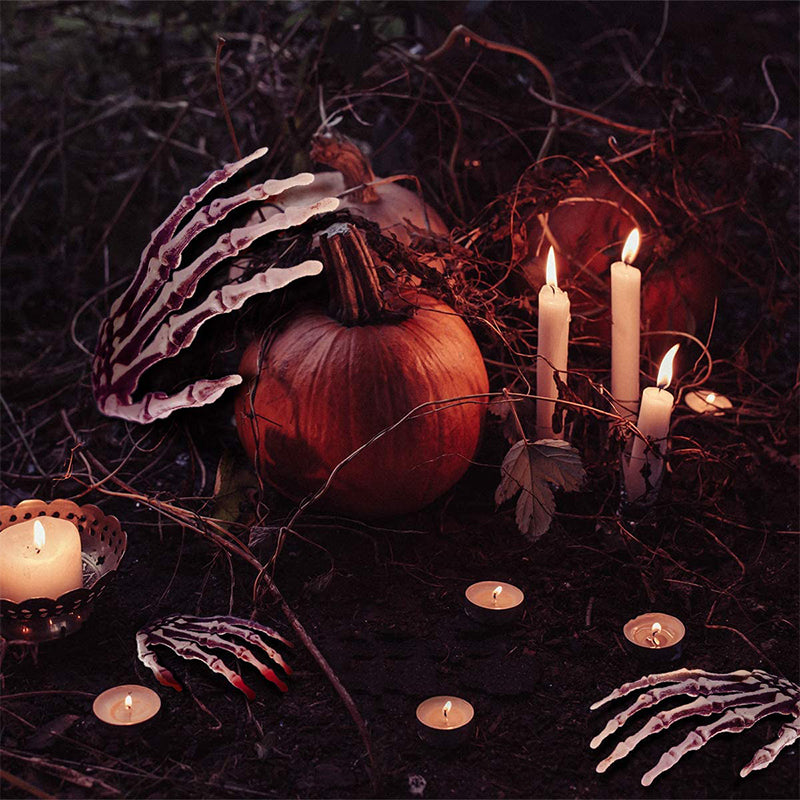 Skelethanden enge rekwisieten