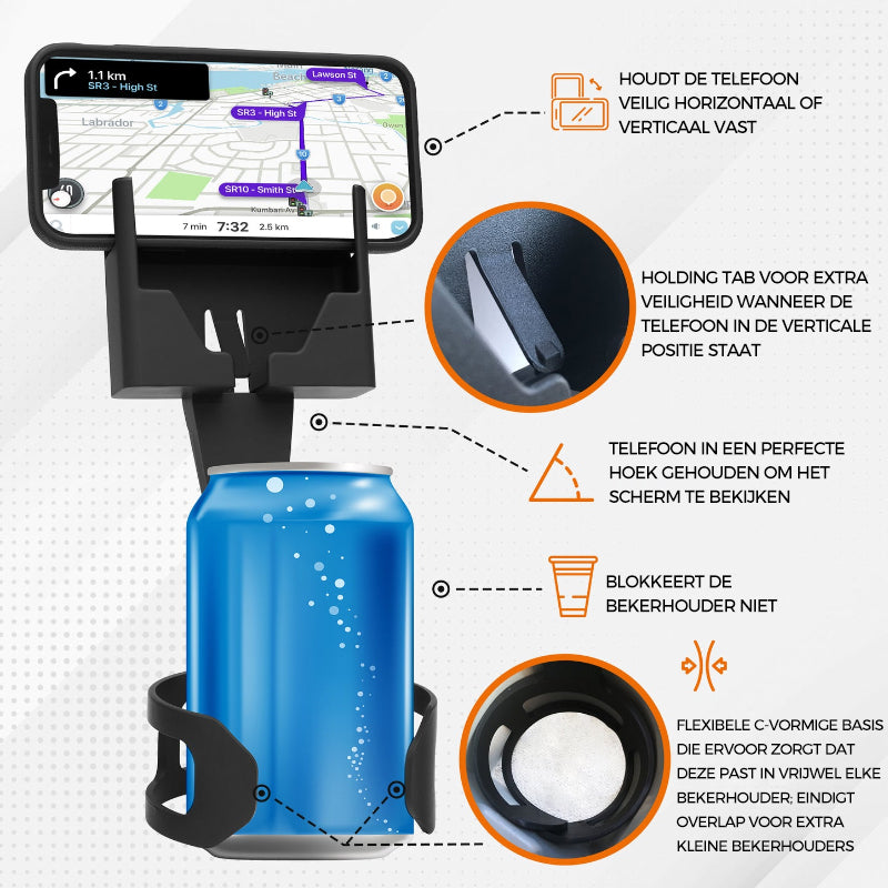 Nieuwe mobiele telefoonhouder