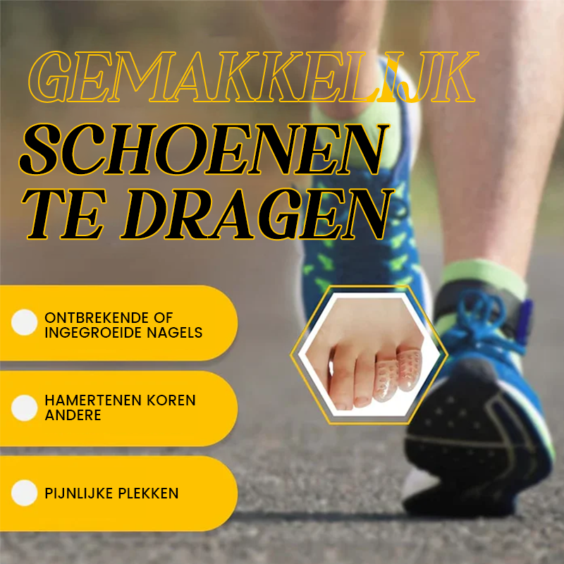 Siliconen anti-wrijving teenbeschermer