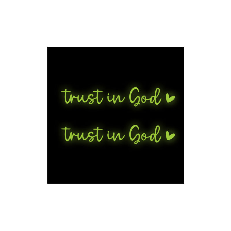 Letter & Hart Patroon Auto Achteruitkijkspiegel Sticker