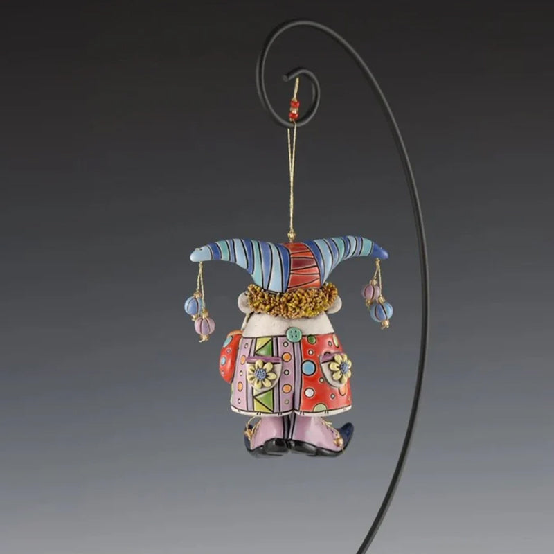 Kleurrijke Jester Bell-ornamenten
