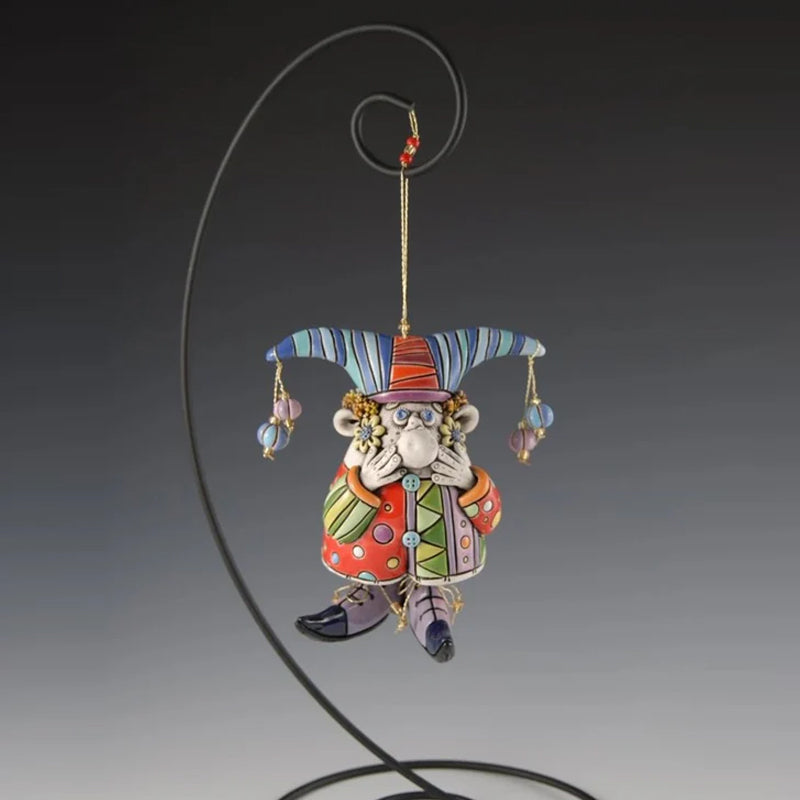 Kleurrijke Jester Bell-ornamenten