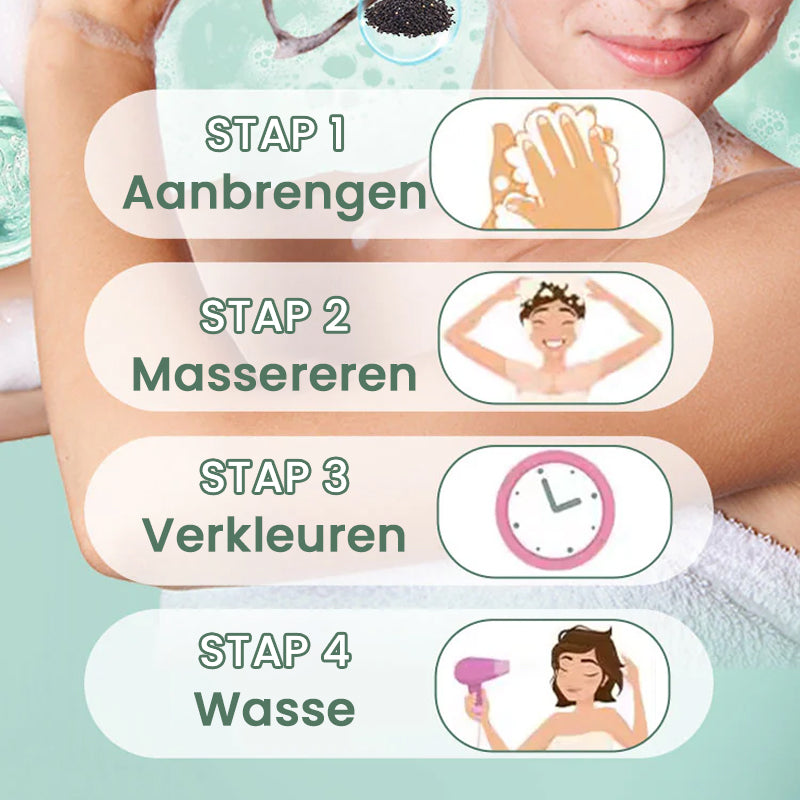 Plant Bubble Haarverf Shampoo